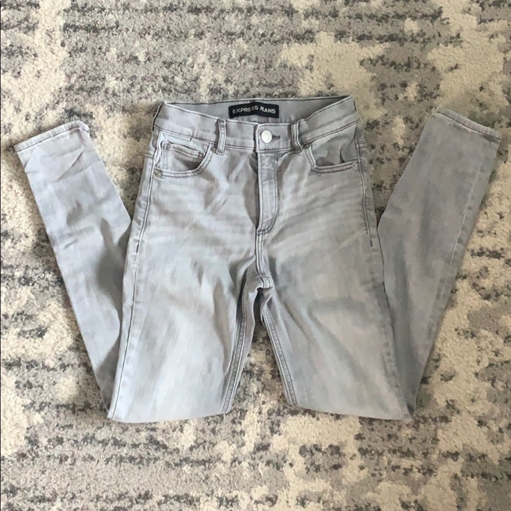 Gray Express High-rise Jeans size 2R